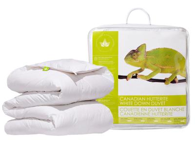 Canadian Down and Feather Regular Double Size Hutterite White Down Duvet - 70124