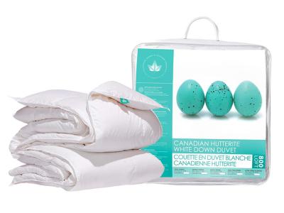 Canadian Down and Feather All Season Double Size 800 Loft Hutterite White Down Duvet - 73134