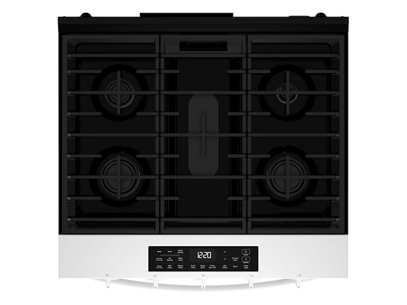 30" Whirlpool 5 Cu. Ft. Gas Range with Air Cooking Technology - WSGS5030SW