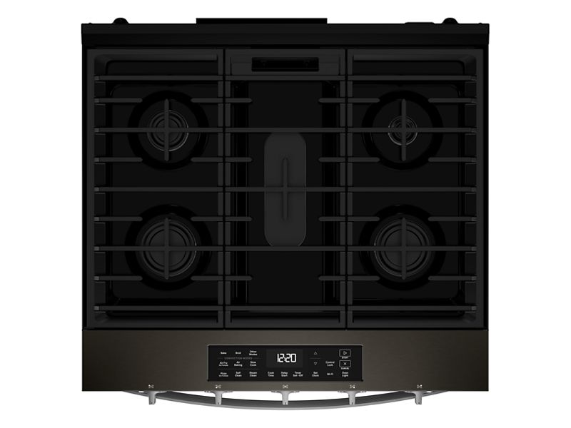 30" Whirlpool 5 Cu. Ft. Gas Range with Air Cooking Technology - WSGS5030SV