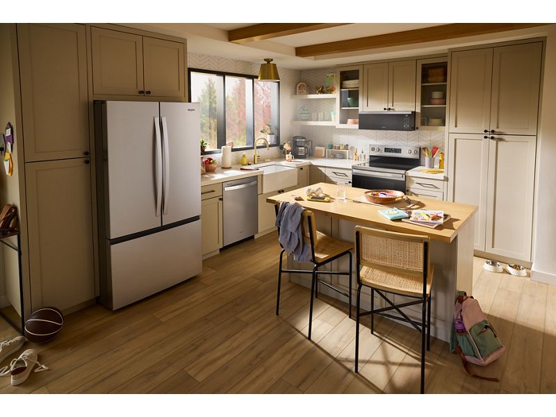 36" Whirlpool 31 Cu. Ft. French Door Refrigerator with Ice Maker - WRFF3136SZ