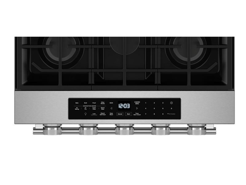 30" Kitchenaid 5.0 Cu. Ft. Smart Slide-in Gas Range - KSGS530SPS