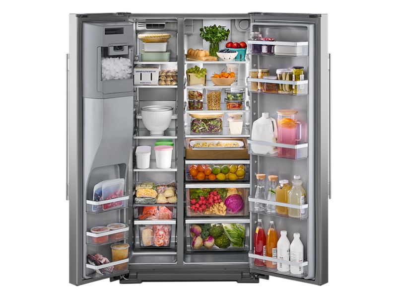 36" KitchenAid 20.8 Cu. Ft. Counter-Depth Side-by-Side Refrigerator - KRSC536RPS