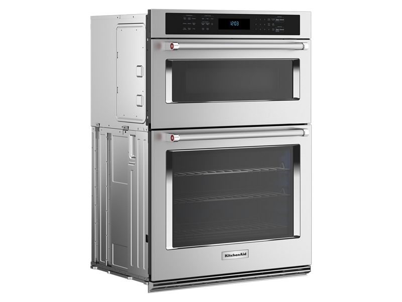 30" KitchenAid Combination Microwave Wall Oven with Air Fry Mode - KOEC530PSS