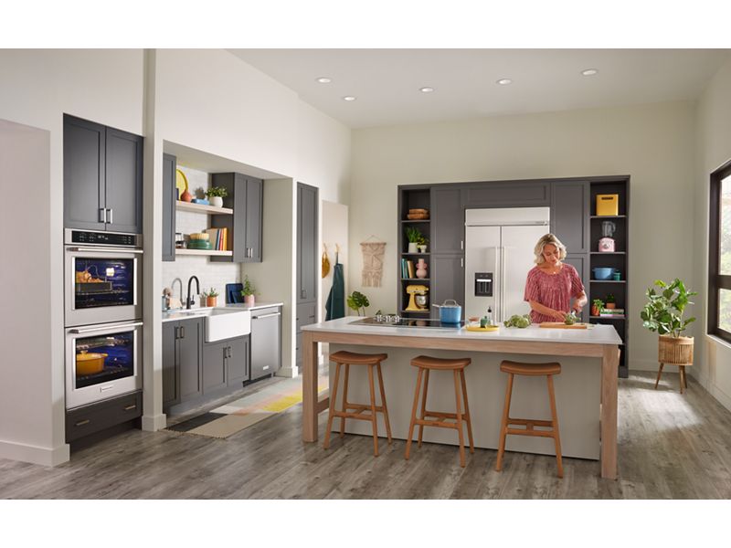 30" KitchenAid Double Wall Oven with Air Fry Mode - KOED530PPS