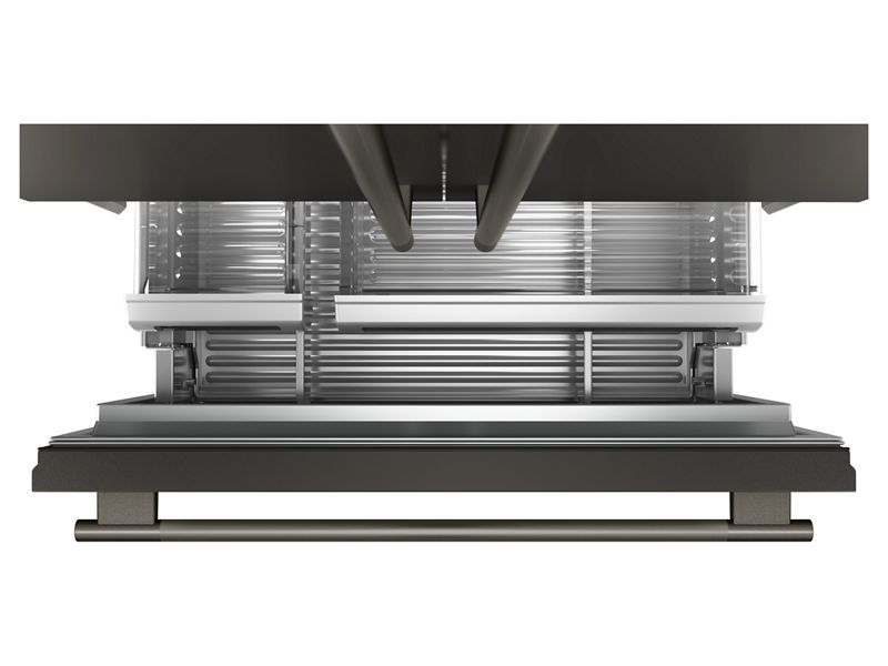 42" Kitchenaid 24.2 Cu. Ft. Built-In French Door Bottom Mount Refrigerator - KBFN542SBE