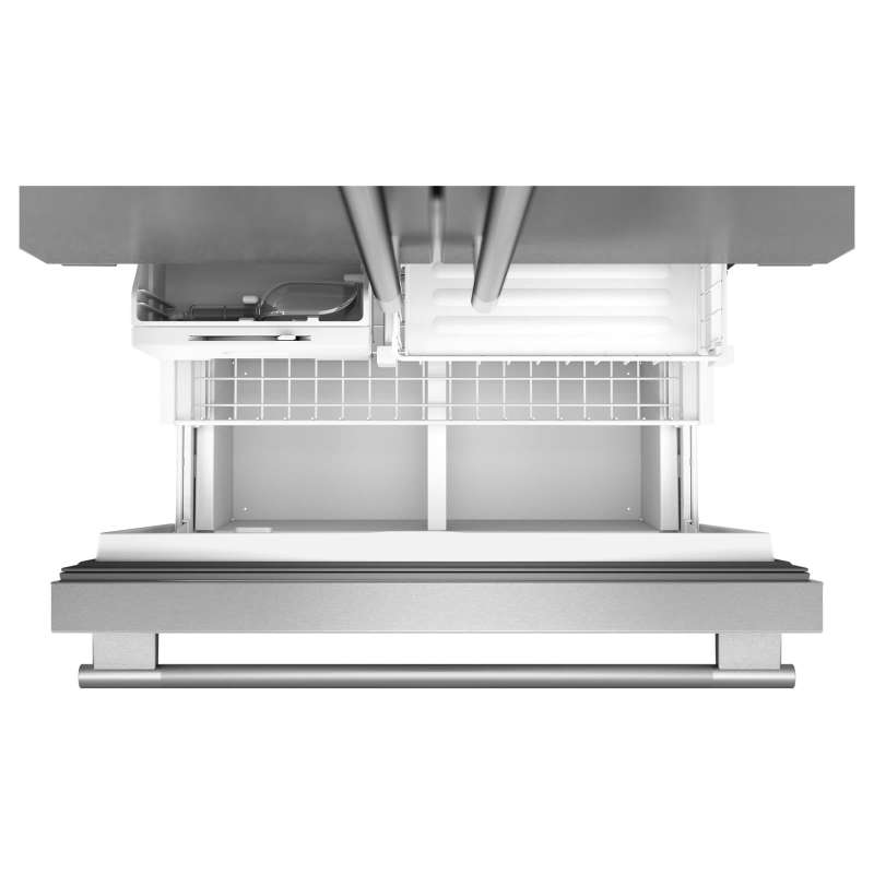 36" KitchenAid 22 Cu. Ft. Panel-Ready Counter-Depth French Door Refrigerator - KRFC136TPS