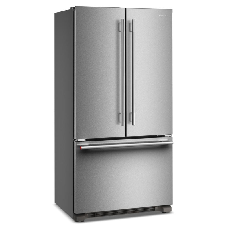 36" KitchenAid 22 Cu. Ft. Panel-Ready Counter-Depth French Door Refrigerator - KRFC136TPS