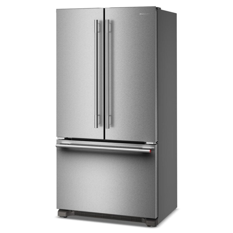 36" KitchenAid 22 Cu. Ft. Panel-Ready Counter-Depth French Door Refrigerator - KRFC136TPS