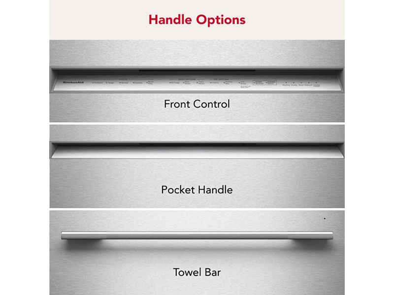 24" KitchenAid 360° Max Jets Third Rack 44 dBA Dishwasher - KDTS424SJP