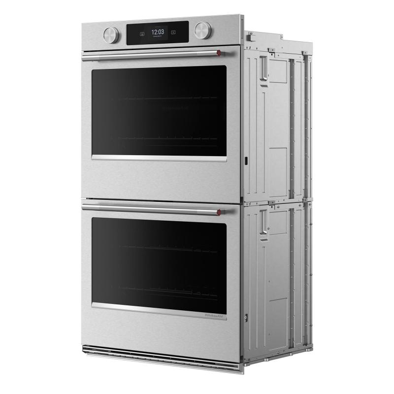 30" KitchenAid Smart Electric Double Wall Oven with Assisted Cooking Modes - KOED730SPS