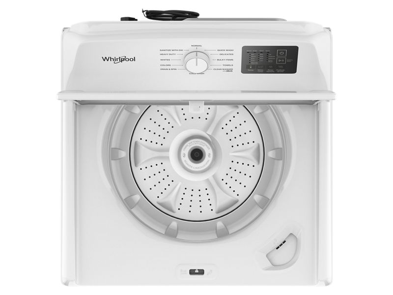 Whirlpool 4.6 Cu. Ft. Top Load Agitator Washer with Quick Wash - WTW4105SW