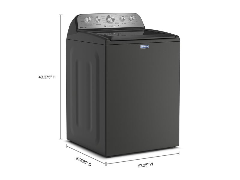 27" Maytag 5.4 Cu Ft. Top Load Agitator Washer with Extra Power and Pet Pro Option - MTW5605RU