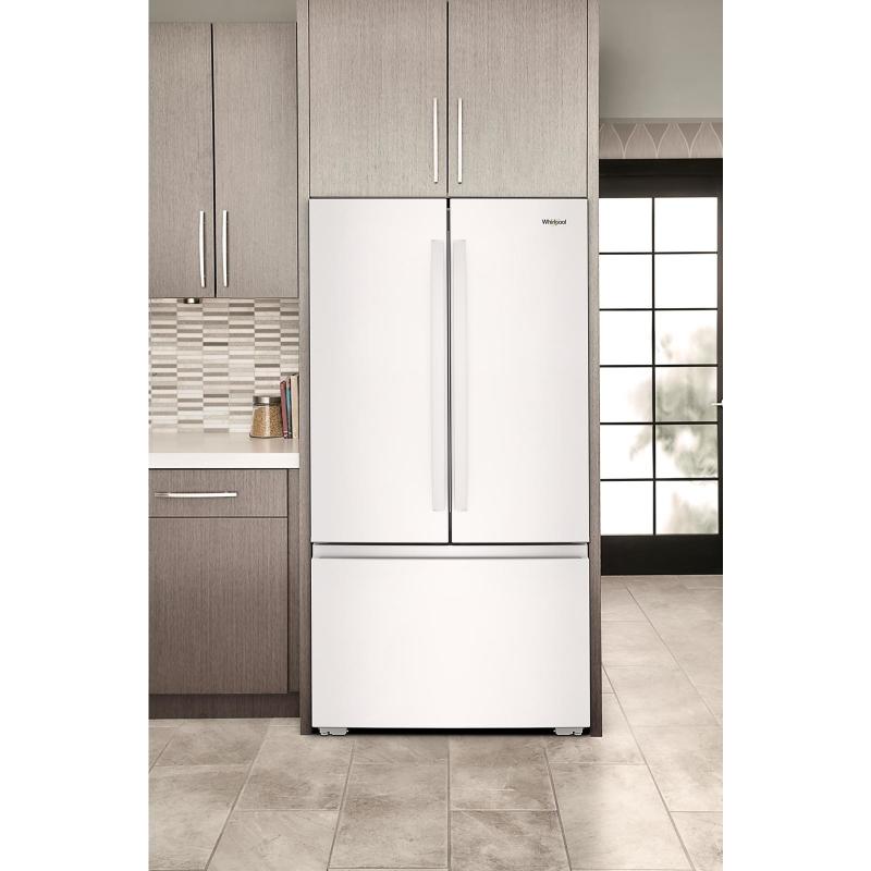 36" Whirlpool 24 Cu. Ft. True Counter Depth 3-Door French Door Refrigerator - WRFC3036RW