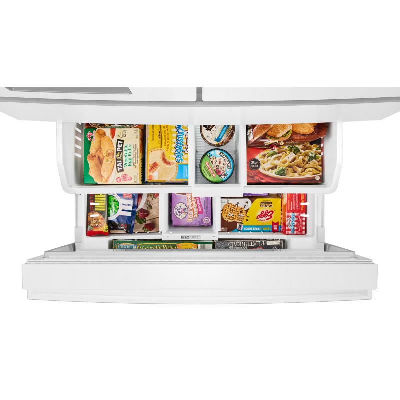 36" Whirlpool 29 Cu. Ft. Family-Sized Capacity French Door Refrigerator - WRMF3636SW