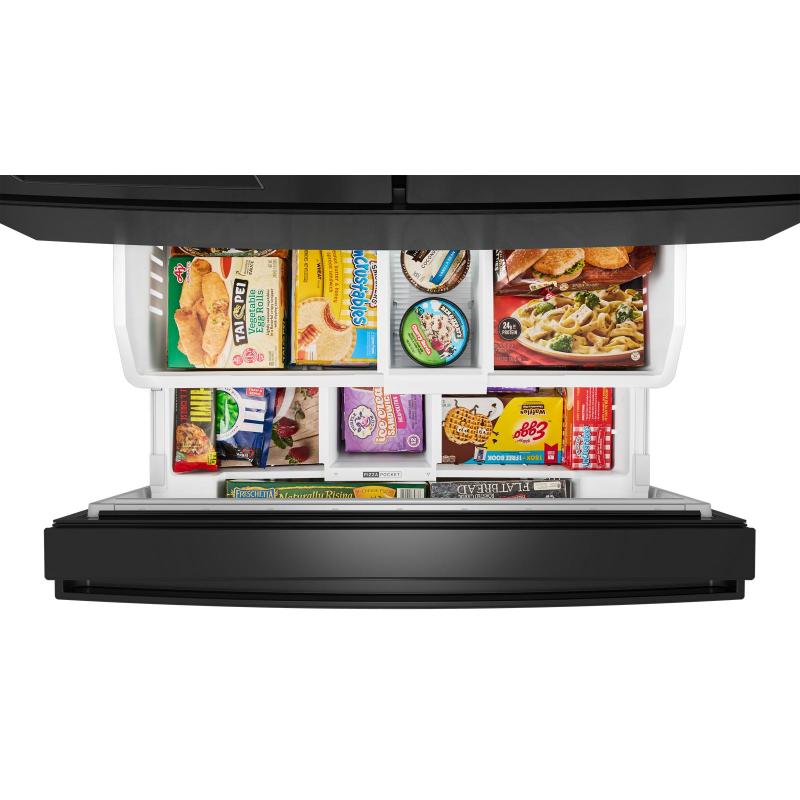 36" Whirlpool 29 Cu. Ft. Family-Sized Capacity French Door Refrigerator - WRMF3636SV