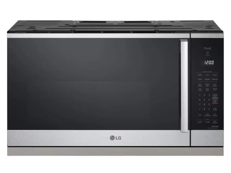 LG 2.1 Cu. Ft. Smart Over-the-Range Microwave Oven with ExtendaVent 2.0 & EasyClean - MVEL2125X