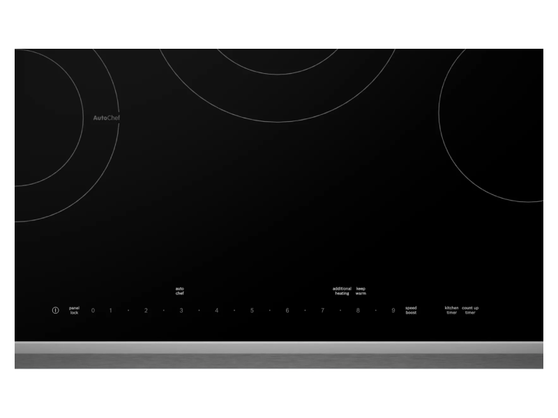 30" Bosch Benchmark Series Electric Cooktop Black Surface Mount Without Frame - NETP069SUC