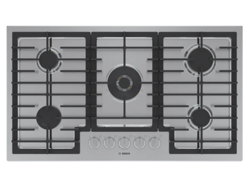 36" Bosch 800 Series 5 Burner Gas Cooktop - NGM8659UC