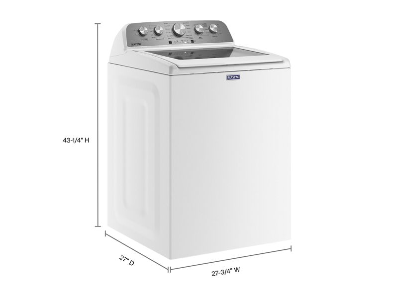 28" Maytag 5.5 Cu. Ft. Top Load Washer  - MVW5435PW