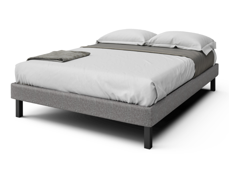 Beaudoin 13" Breeze Deluxe Queen Platform Bed in Joshua Ash fabric - PBRE60-13UJA