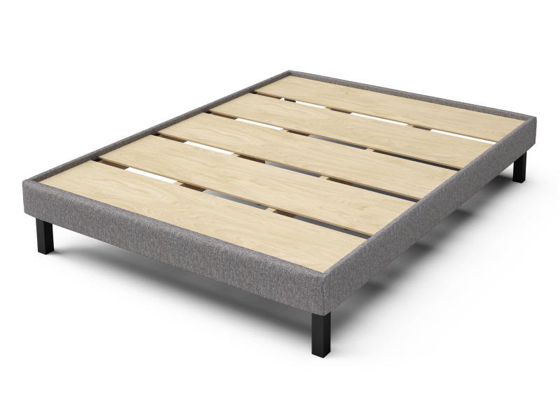 Beaudoin 13" Breeze Deluxe King Platform Bed in Joshua Ash fabric - PBRE78-13UJA