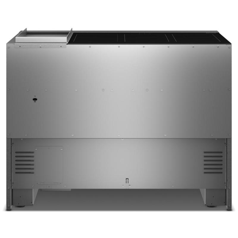 48" KitchenAid 6-Element Induction Freestanding Commercial-Style Range with Griddle - KFID948SBE