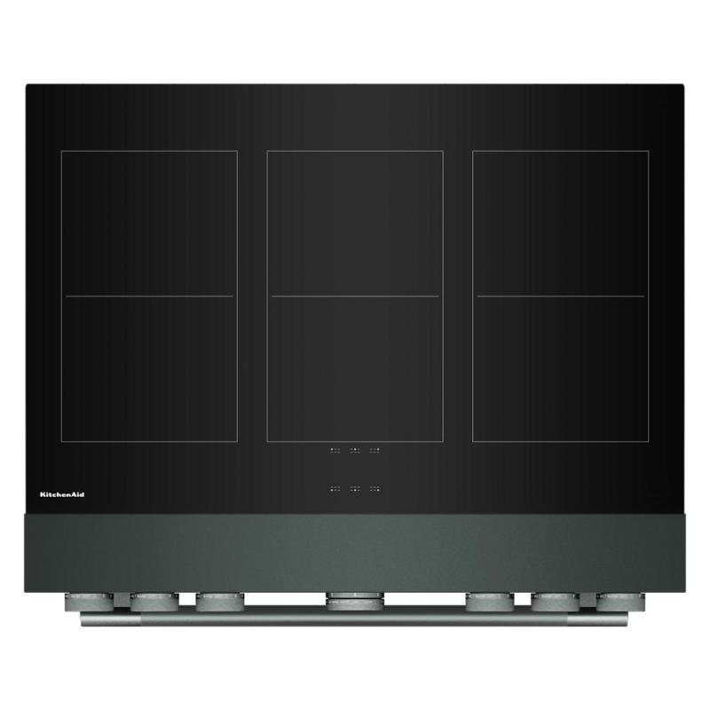 36" KitchenAid 6-Element Induction Freestanding Commercial-Style Range - KFIS936SJP