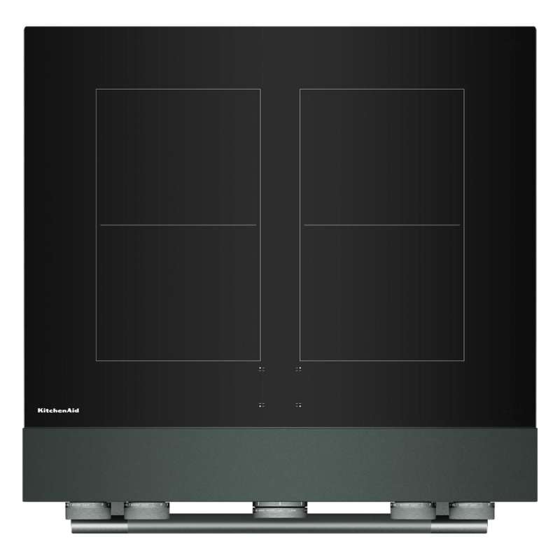 30" KitchenAid 4-Element Induction Freestanding Commercial-Style Range with Air Fry - KFIS930SJP