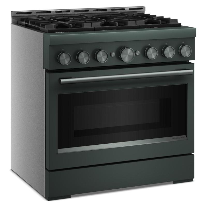 36" KitchenAid 6 Burner Commercial-Style Gas Range - KFGS936SJP