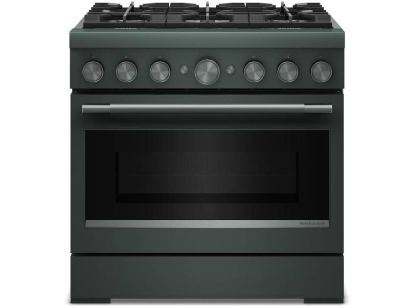 KitchenAid 6 Burner Commercial-Style Dual Fuel Range - KFDS936SJP