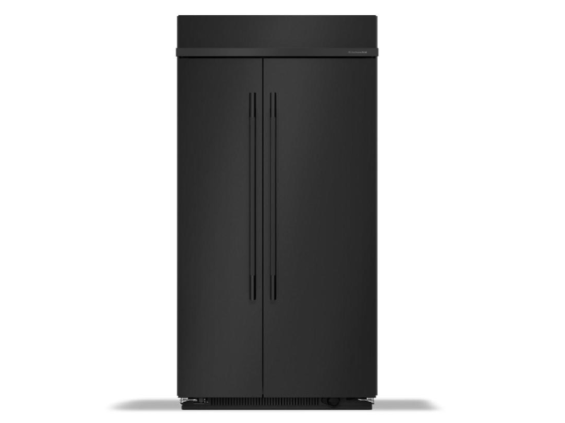 42" Kitchenaid 25.5 Cu. Ft. Built-In Side-by-Side Refrigerator with Platinum Interior - KBSN742SBE