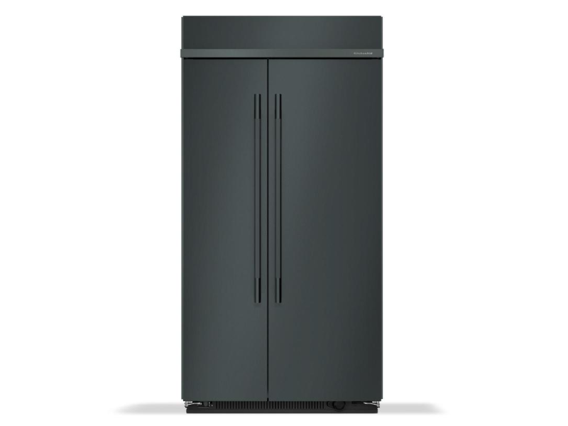 42" Kitchenaid 25.5 Cu. Ft. Built-In Side-by-Side Refrigerator with Platinum Interior - KBSN742SJP