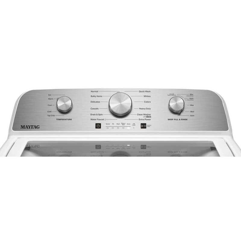 28" Maytag 4.7 Cu. Ft. Top Load Washer with Extra Power Cycle - MTW5205TW