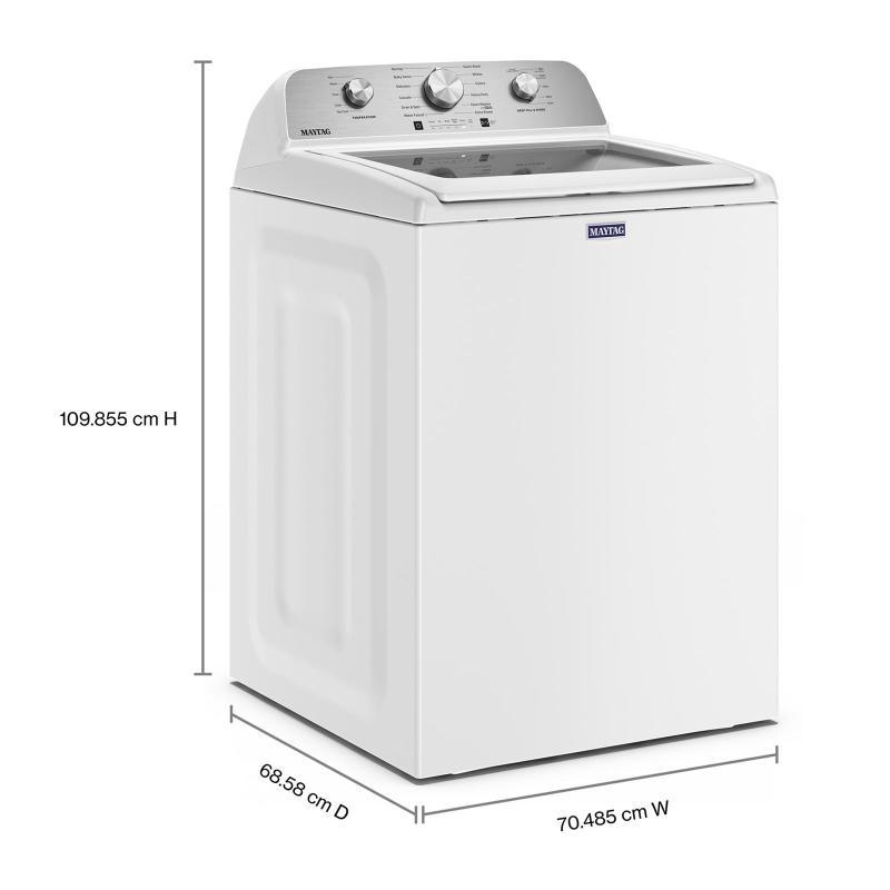 28" Maytag 4.7 Cu. Ft. Top Load Washer with Extra Power Cycle - MTW5205TW