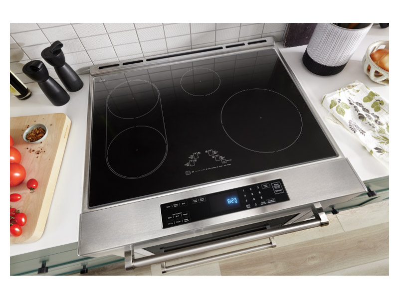 30" KitchenAid Slide-In Induction Range with Air Fry Technology in Stainless Steel - KSIS730PSS