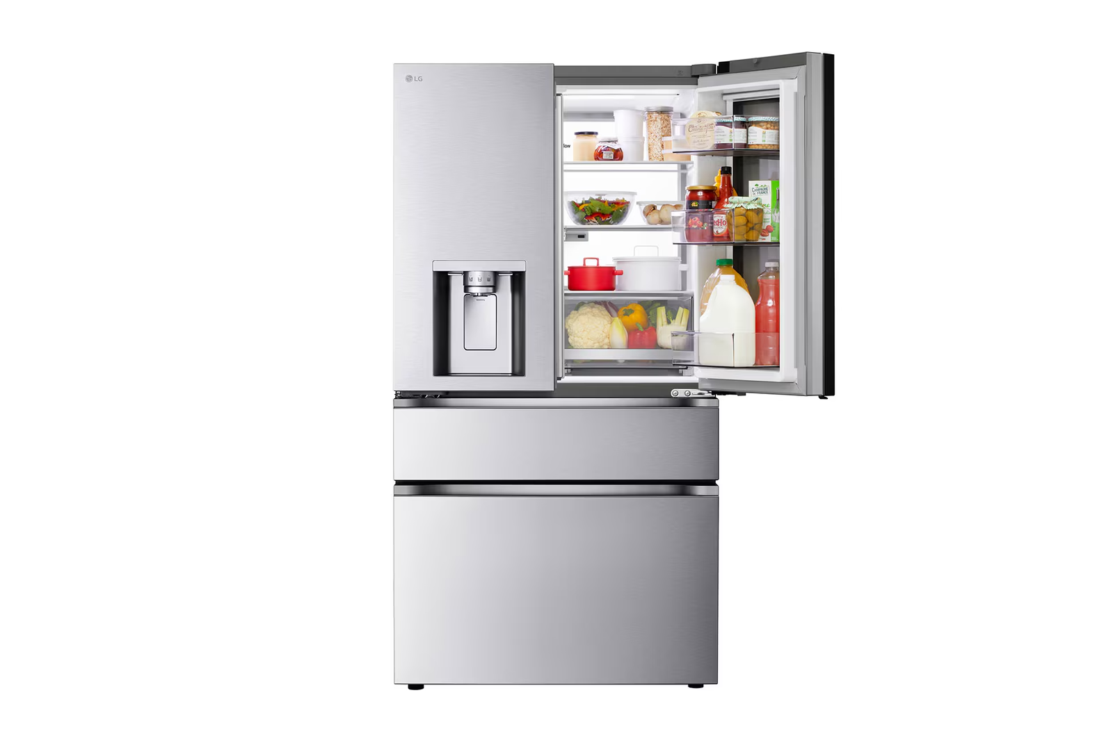 36" LG 29 Cu. Ft. Standard-Depth MAX 4-Door French Door Refrigerator - LF29S9775S