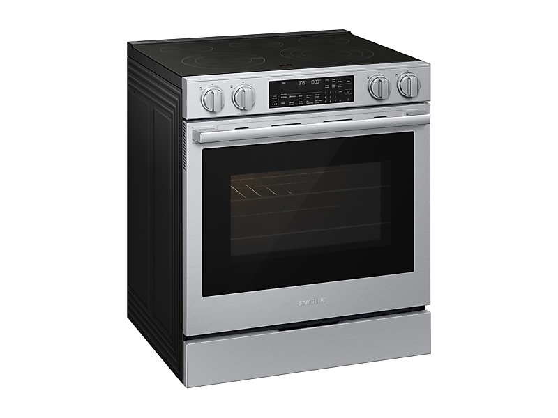 30" Samsung 6.3 Cu. Ft. Electric Slide-In Range True Convection with Air Fry Max - NSE90H63SRAC