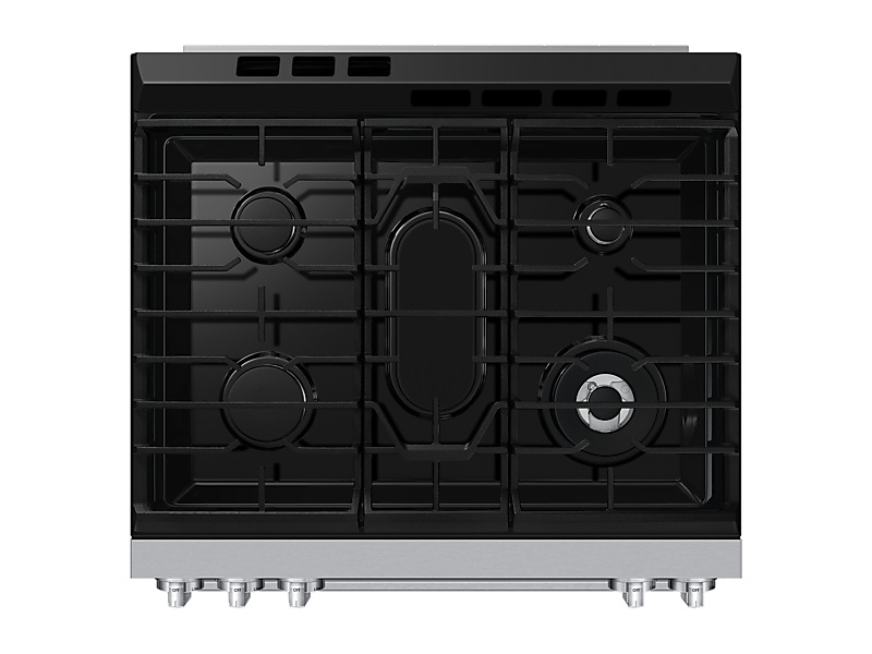 30" Samsung 6.0 Cu. Ft. Gas Slide-In True Convection Range - NSG80H60SWAA