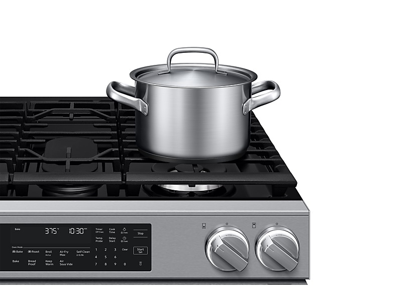 30" Samsung 6.0 Cu. Ft. Gas Slide-In True Convection Range - NSG90H60SRAA