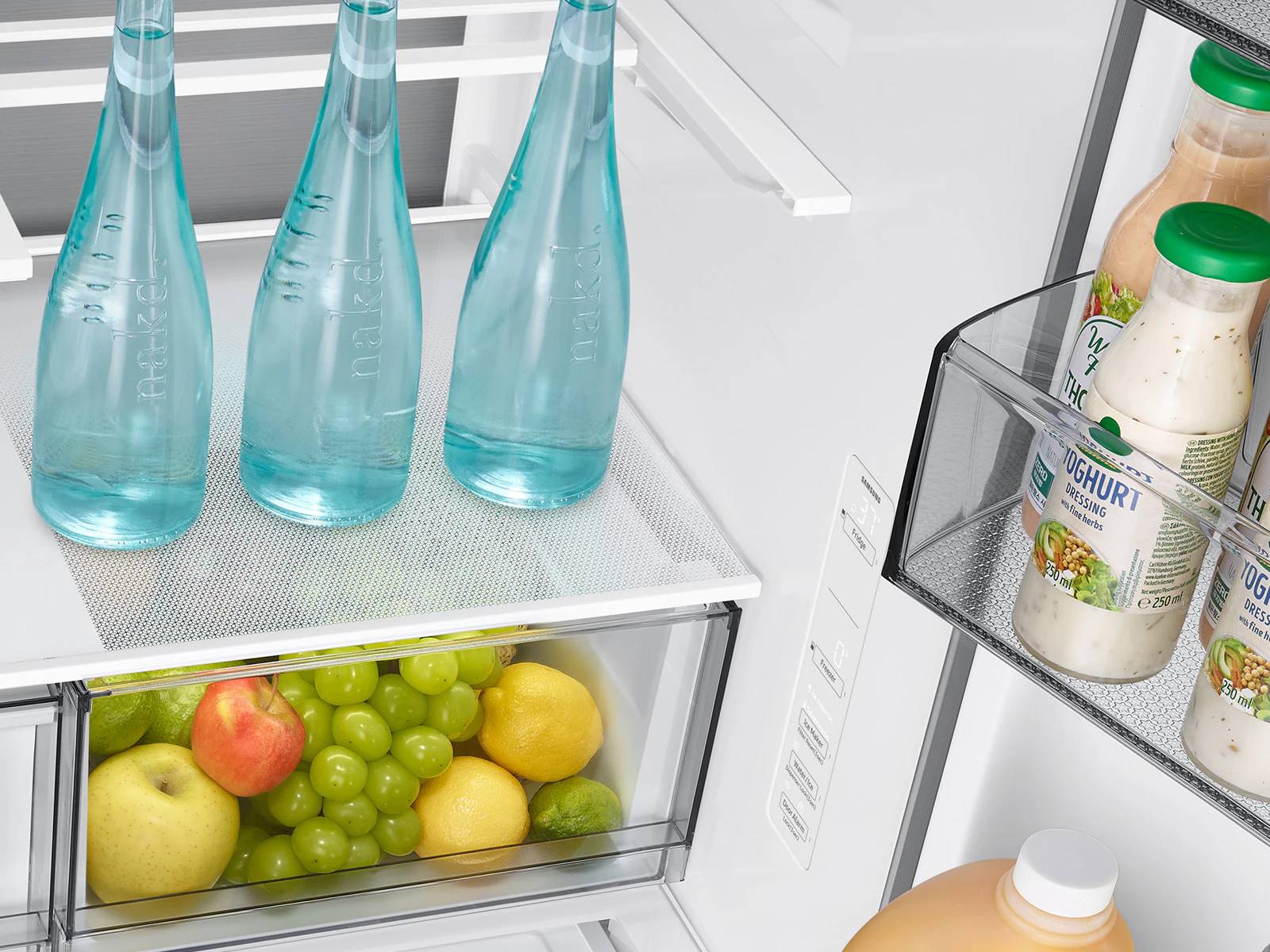 36" Samsung Bespoke AI 3-Door French Door Refrigerator - RF70H30GEEAA