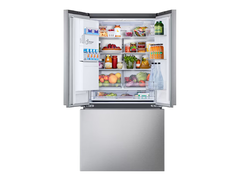 36" LG 24 Cu. Ft. Zero Clearance Counter-Depth MAX French 3-Door Refrigerator Ice & Water Dispenser - LF24WZP62S