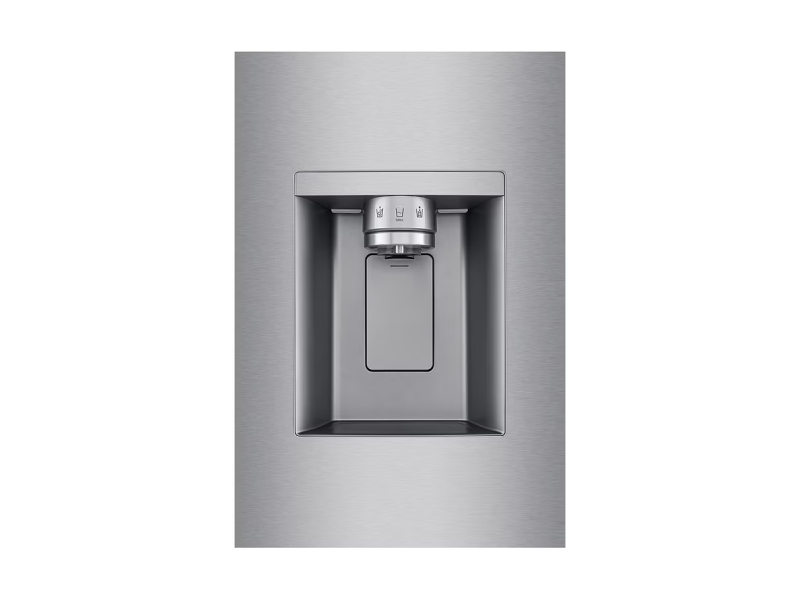 36" LG 24 Cu. Ft. Zero Clearance Counter-Depth MAX French 3-Door Refrigerator Ice & Water Dispenser - LF24WZP62S