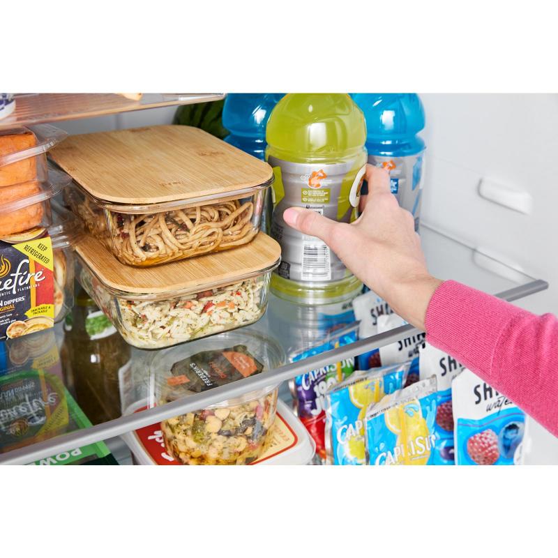 33" Whirlpool 21 Cu. Ft. Wide Top Freezer Refrigerator with Total Coverage Cooling - WRTX7421TB