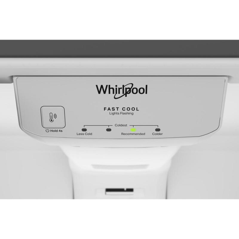 33" Whirlpool 21 Cu. Ft. Wide Top Freezer Refrigerator with Total Coverage Cooling - WRTX7421TB