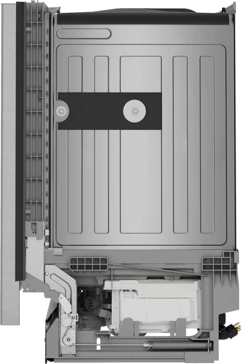 24" Bosch 100 Series Dishwasher in Brushed Steel Anti-Fingerprint - SHE2ADF5N