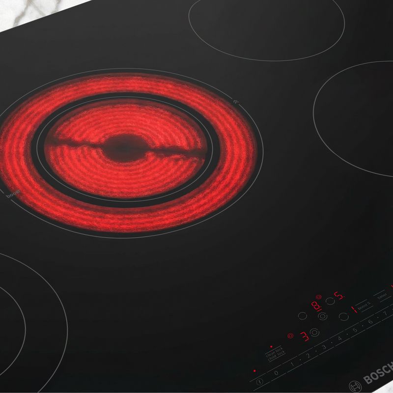 30" Bosch 800 Series Electric Cooktop Surface Mount without Frame - NET8062UC