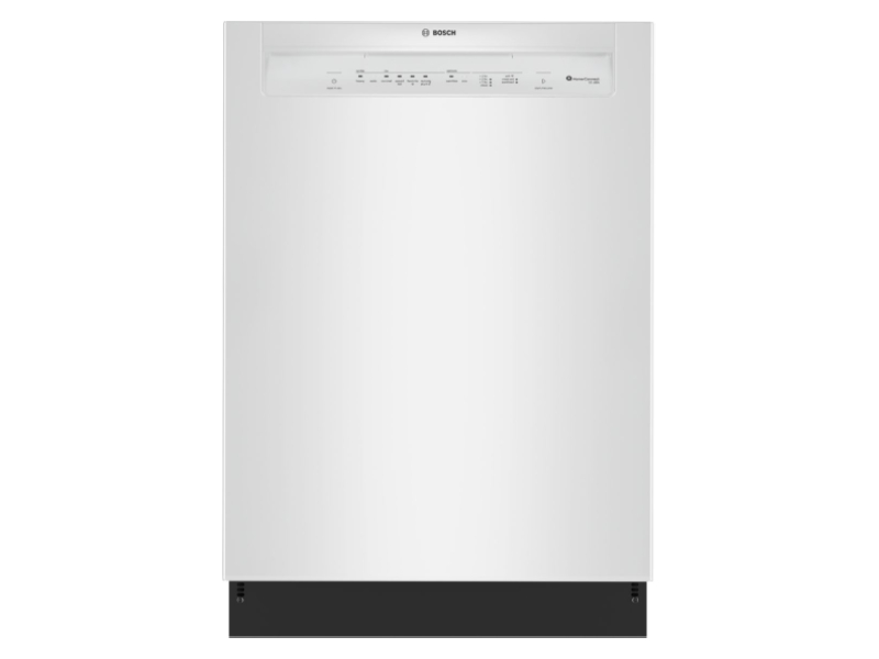 24" Bosch 100 Series Dishwasher in White - SHE2ADF2N