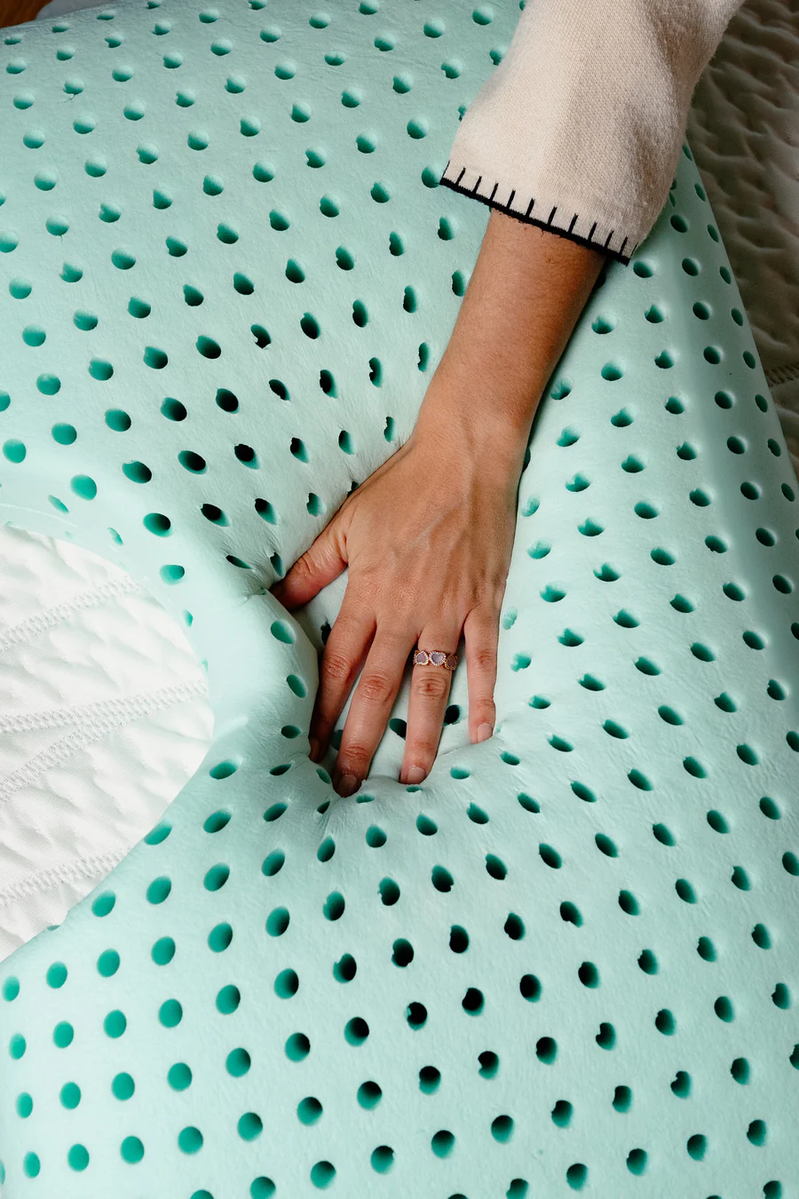 Blu Sleep Bio Aloe Memory Queen High Pillow - PI047-0099