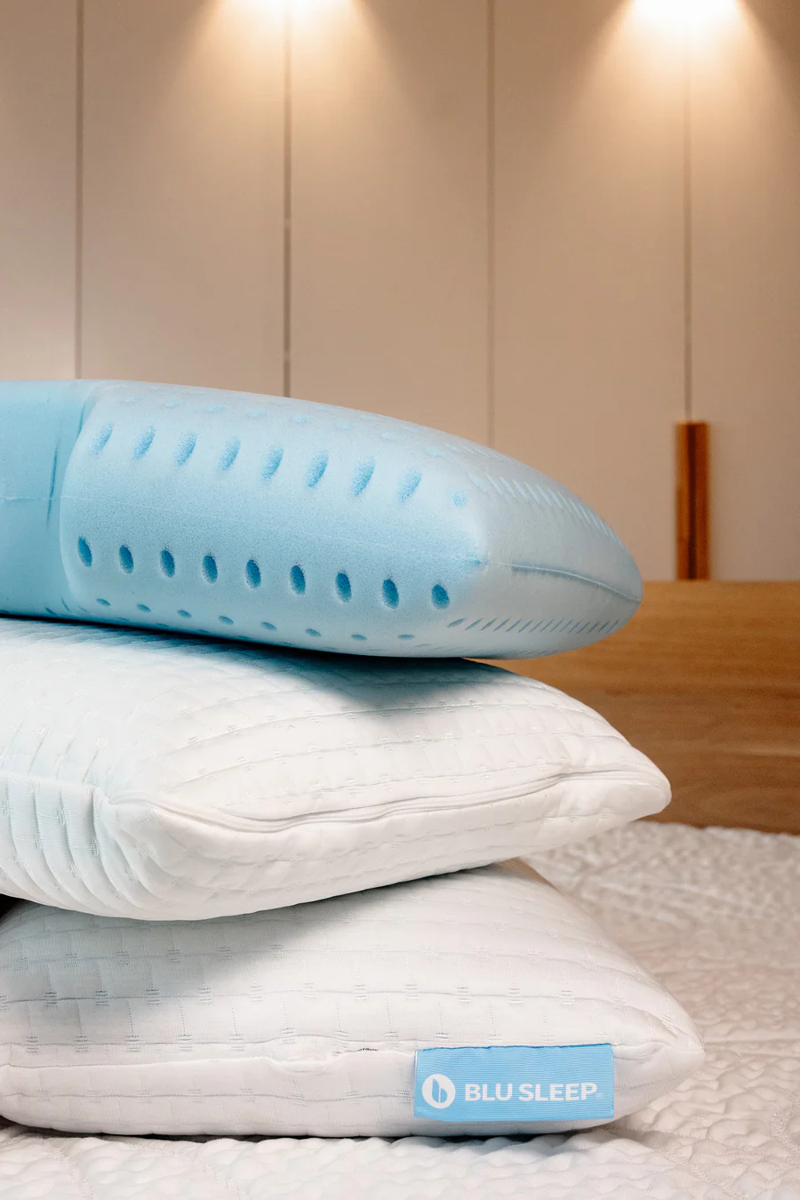 Blu Sleep Ice Gel Foam Queen High Pillow - PI050-0099